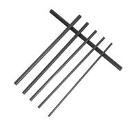 TEMPNAP 6pcs Carbon Fiber Fishing Rod Repair Kit Solid Broken Pole Connectors with Joints for Convenient Portable Fishing Rod Supplies