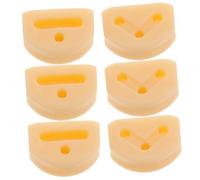 TEMPNAP 6pcs Guitar String Buckle Nylon String Tie Beads Classical Guitar Locks for Acoustic Ukulele Bridgebeads