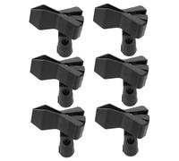 TEMPNAP 6pcs Microphone Clips Mic Holders for Ktv Stage Easy to Install Lightweight Design for Microphones