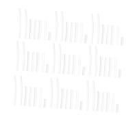 TEMPNAP 70pcs Shoelace End Caps Protective Heat Shrink Tube Tips for Sneakers and Casual Shoes Lightweight and Easy to Install Fit for Various Shoelace Diameters