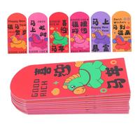 TEMPNAP 72pcs Chinese Year Red Envelopes with Traditional Horse Year Motifs Thick Paper Lucky Money Packets for Spring Festival Wedding Celebration Cultural Heritage Gift for for for for for for Bags