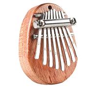 TEMPNAP 8-note Mini Kalimba Thumb Piano Sapele Wood Body, Portable Finger Piano for Beginners, Dual-hand Mbira Musical Instrument for Easy Learning and Travel