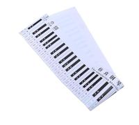 TEMPNAP 88-key Piano Keyboard Note Chart Simplified and English Notation Music Score Practice Guide Paper for Beginners Black and White 1:1 Simulation Hanging Poster