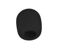 TEMPNAP 8pcs Microphone Windscreen Covers Black Sponge Mic Protector Breathable Pop Protection for Microphones Suitable for News Interviews and Ktv Use