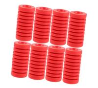 TEMPNAP 8pcs Motorcycle Gear Shift Lever Cover in Red Rubber, Non-Slip Shift Lever Pedal Sleeve that Resists Deformation and Prevents Abrasion, for Offroad Conditions