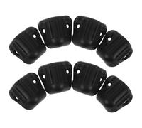 TEMPNAP 8pcs Speaker Corner Protectors, Plastic Corner Guards, Cabinet Edge Protectors, Black, Anti-collision for Amplifier and Chassis, Rehearsals and Storage