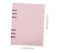 TEMPNAP A5 Weekly Plan Notebook with 100 Sheets, Pu Cover and Aluminum Alloy Binder Rings, Simple and Fashionable Design for Convenient Organizing and Note Taking at Office Or Meetings