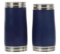 TEMPNAP Abs Clarinet Barrel Tube Pair Dark Blue Wind Instrument Tuning Accessory Practical Clarinet Pitch Tool for Woodwind Players