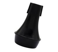 TEMPNAP ABS Trumpet Practice Mute Lightweight Mini Silencer Black Portable Musical Instrument Accessory Semi-Enclosed Replacement for Brass Instruments