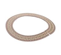 TEMPNAP Acoustic Guitar Sound Hole Rosette Solid Veneer round Decal Sticker Coffee Colour Delicate High-grade Design Easy to Remove Doesn't Affect Sound for Guitar Decoration