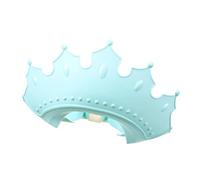 TEMPNAP Adjustable Shampoo Hat with Eye and Ear Protection Cute Crown-Shaped Bathing Cap for Boys and Soft Shower Hat for Fun Bath