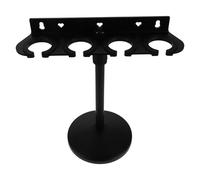 TEMPNAP Adjustable Table Mic Holder Desk Stand with Detachable Microphone Organizer, Steel Alloy Construction, Holds to 4 Microphones, Space Optimisation for Streaming and Conference