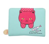 TEMPNAP Adorable Cartoon Cat Change Purse Lightweight Coin Pouch with Card Storage Practical Zipper Wallet for Daily Use for School Shopping More