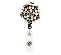 TEMPNAP Alloy Badge Holder with Beautiful Design, Sturdy Nurse Id Card Clip that Does Not Damage Clothes, Secure Work Badge Accessory for Teachers and Office Professionals