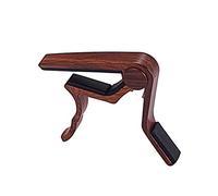 TEMPNAP Aluminum Alloy Guitar Capo Fast-adjust Tune Clamp Capo for Acoustic Electric Guitar Includes Deep Wood Grain