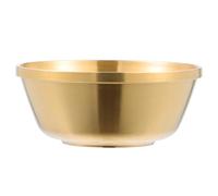 TEMPNAP Auspicious Copper Water Bowl Holy Water Cup Classic Thick Copper Material Polished Detail Design Easy to Store Party Decoration