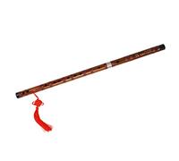 TEMPNAP Bamboo Flute d Key Traditional Chinese Musical Instrument for Beginners Red-brown Bitter Bamboo Wood Flute with Classic Chinese Style for Learning and Practicing