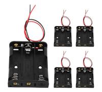 TEMPNAP Battery Holder Case 3 Slots Aa with Leads for Car Battery Storage Organizer Box Extended Operation Time