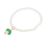 TEMPNAP Beaded Pearl Bracelet Featuring Mushroom Charm, Boho Summer Jewelry for Bridal Showers and Beach Events, Women’S Fashion Accessory