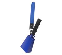 TEMPNAP Blue Cheering Cowbell with Handle for Sporting Events and Outdoor Use, Loud Tone Metal Bell Modeled after A Soccer Ball, Celebration Bell for Football, Hockey, Basketball,