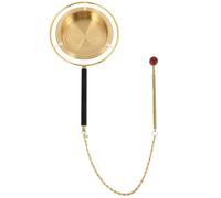 TEMPNAP Brass Yin Qing Buddhist Accessory Hand Musical Instrument with Easy to Grip Portable Design for Buddhism Rituals and Gifts
