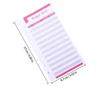 TEMPNAP Budget Planner Cards for Recording Finances 24pcs Portable Household with Two-side Offset Paper, Design for Business Travel and Home Use