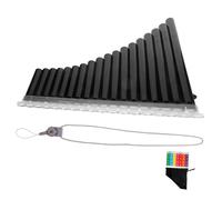 TEMPNAP C Key Pan Flute Portable Panpipe Musical Instrument for Beginners Durable Abs Resin Traditional Design for School and Performance Use for Music Lovers