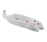 TEMPNAP Ceramic Sauce Dishes Dipping Dish Set Cute Cat Design Multi-use Seasoning Container Chopstick Rest Condiments Parties Picnics