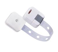TEMPNAP Childproof Safety Door Lock Adjustable Safety Locks White Abs Strap with Sticker Prevents Fingers Being Caught Easy to Remove for Refrigerator Doors