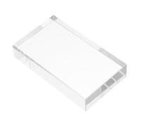 TEMPNAP Clear Glass Optical Prism for Physics Teaching Rectangular Light Prism for Science Experiments Essential Tool for Educational Use Portable Design for Easy Carrying and Light