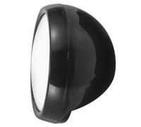 TEMPNAP Computer Rearview Mirror Wide View Frameless Convex Blind Spot Magnifier for Office Desk and Monitor Use, Black, Compact Size Suitable for Personal Workspace Safety and Visibility