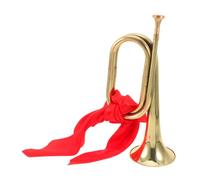 TEMPNAP Copper Alloy Bugle Wind Instrument for Beginners, Military Style Trumpet Horn for Youth, Professional Bugle Suitable for Band and Outdoor Events
