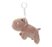 TEMPNAP Cute Hippo Keychain Plush Comfortable Stuffed Animal Key Unique Decorative Accessory for Home Office Car Realistic Lifelike for Animal