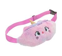 TEMPNAP Cute Unicorn Fanny Pack Plush Waist Bag for Travel Everyday Use Eye Catching Design for Storing Phones Keys More