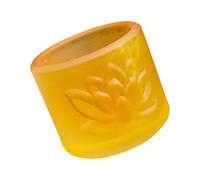 TEMPNAP Decorative Glass Water Cup Multi-Function Buddha Offering Cup with Classic Detail Design Resistant to Aging Suitable for Buddhist Worship and Ritual Use