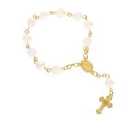 TEMPNAP Delicate Rose Beads Bracelet for Women Prayer Hand Chain Jewelry Design for Worship Pilgrimage Skin Friendly Easy to Carry