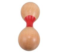 TEMPNAP Double-headed Wooden Maracas Safe Boy Girl Percussion Instrument Engaging Music Toy for Boy Girl Filled for Sound and