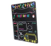 TEMPNAP Double Sided Blackboard Sign Lightweight Wood School Milestone Board for Preschool to College Classroom Decor First Day School Memory Capture