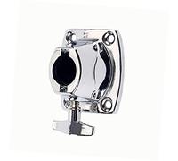 TEMPNAP Durable Tom Cymbal Holder Clamp Lightweight Replacement Accessory for Drum Set Kits Securely Holds Percussion Instruments Silver Finish