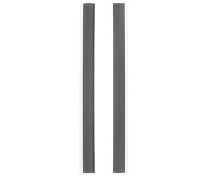 TEMPNAP Dustpan Edge Replacement Strips Simple to Install 2 Pcs Plastic Dustpan Seal Accessories Suitable for Garbage Storage Outdoor Use
