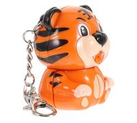 TEMPNAP Educational Tiger Cube Keychain Fun Animal Puzzle for Adults Easy to Carry Decorative Keyring Decompression Plaything Bright Colors