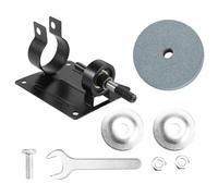 TEMPNAP Electric Drill Holder Grinding Machine Support Black Alloy and Grinding Wheel Set for 13a Electric Drills Adjustable 38-43mm Polishing