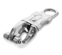 TEMPNAP Equestrian Panic Snap Hook 102Mm Zinc Alloy Quick Release Fixed-Eye Heavy Duty Snap Shackle for Horse Riding Outdoor Training