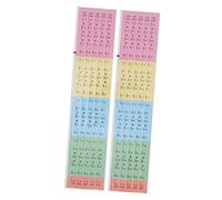 TEMPNAP Guzheng Scale Sticker with No Residual Glue for Beginners 2pcs Creative Design Sticker Easy to Carry Practicing Accessory for Learning Guzheng Notes