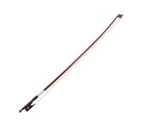 TEMPNAP Half Size Violin Bow 1/2 Ebony Frog Parisian Eyes Sandalwood Stick with Smooth Screw Beginner Violin Bow for Student Practice and Powerful Tone