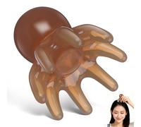 TEMPNAP Head Scalp Massage Comb Large Octopus Head Massage Resin Jade-Like Material Eight-Claw Design Gentle on Hair Types Elasticity and Vitality Travel Camping Scalp Caring Tool
