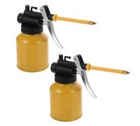 TEMPNAP High Pressure Oil Can Pump Oiler 250ml Aluminium Alloy and Abs 2 Pcs with Quick Oil Flow Rate Yellow into Equipment in Industries