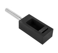 TEMPNAP High Purity Graphite Ingot Mold with Ergonomic Handle for Non Ferrous Metal Casting Small Volume and Copper Melting Mold Reusable Graphite Crucible for Metal Smelting
