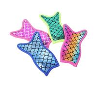 TEMPNAP Ice-Lolly Covers Ice Pop Sleeves Mermaid Neoprene 4pcs Ice Stick Holders Portable to Keep Fingers Warm Random Color Suitable for Yogurt Bars and Candy Bars
