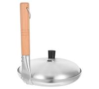 TEMPNAP Induction Stove Japanese Tamagoyaki Omelette Pan Set for Katsudon Oyakodon with Space-Saving Vertical Handle Mini Saucepan with Lid for Food Cooking